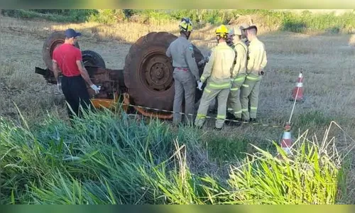 Trabalhador morre após acidente com trator em zona rural