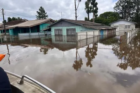 União da Vitória, Paulo Frontin e Pitanga sofreram com alagamentos