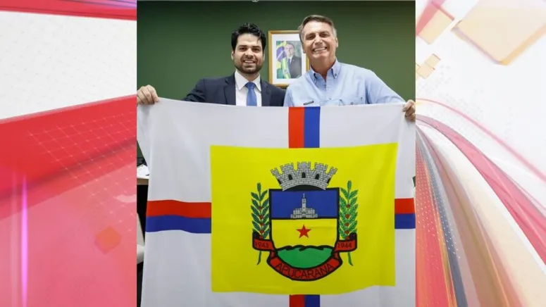 Adan Lenharo e Jair Bolsonaro