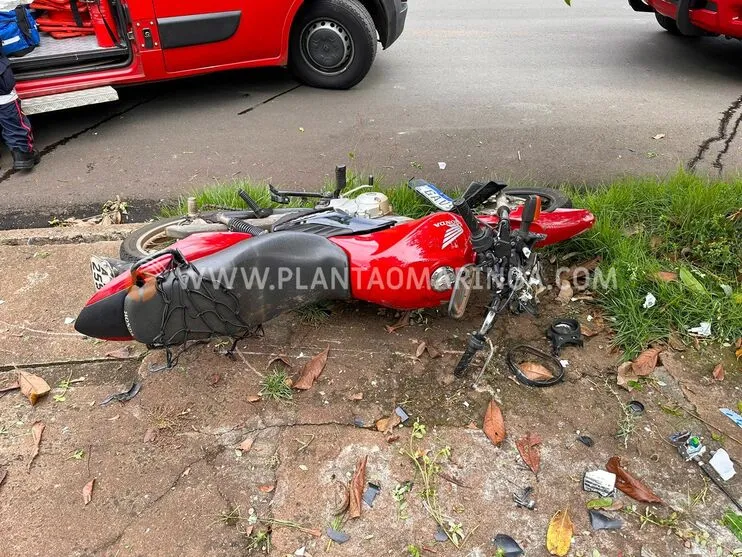 O acidente foi registrado em Maringá