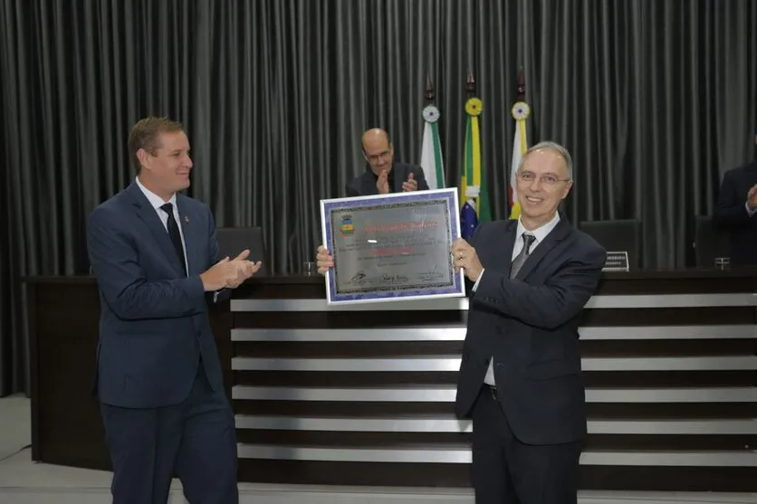 Wanderlei Faganello recebe título de Cidadão Honorário