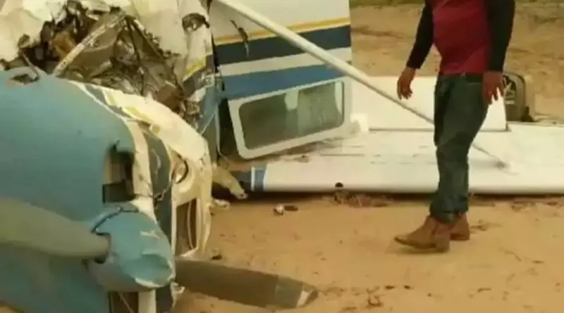 A aeronave se acidentou na tarde da última quarta (15) em Caronal