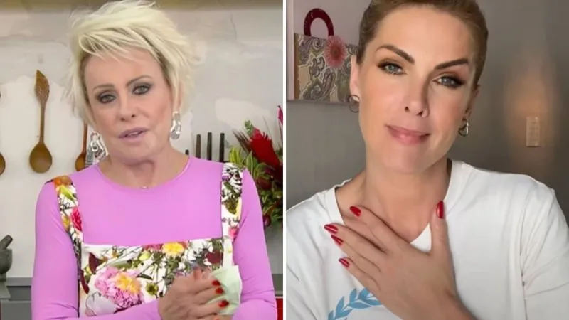 Ana Maria Braga (esq.) e Ana Hickmann (dir.)