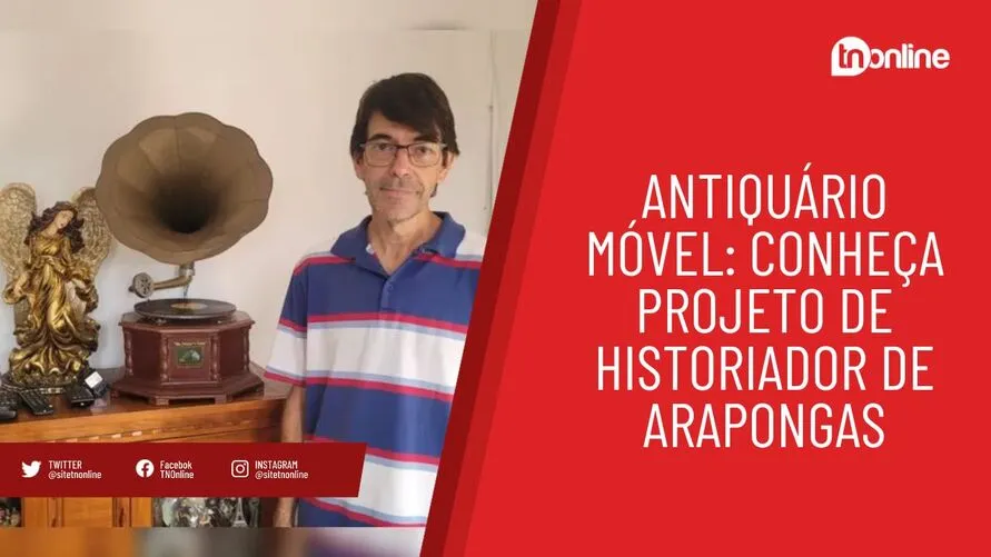 Antiquário móvel: conheça projeto de historiador de Arapongas