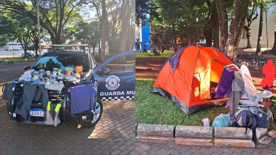 As crianças ficaram sob os cuidados do Conselho Tutelar