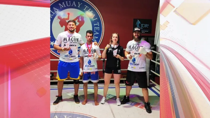 Atletas da equipe Magon Fight Team