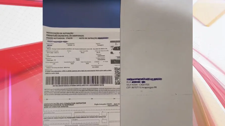 Documento FALSO vem com código de barras e QR Code para pagamento