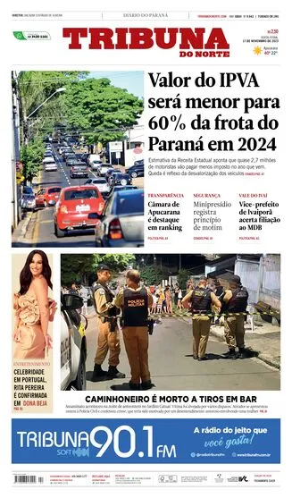 Edição do dia 17 de novembro de  2023