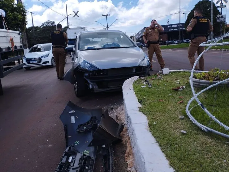 O acidente ocorreu há pouco tempo