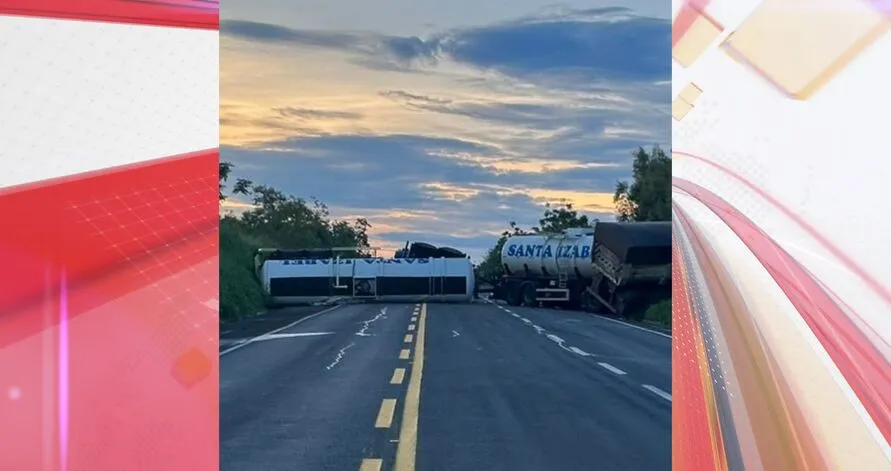 O acidente ocorreu na tarde dessa quarta-feira