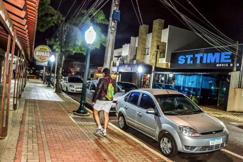 Rua Oswaldo Cruz, centro de Apucarana