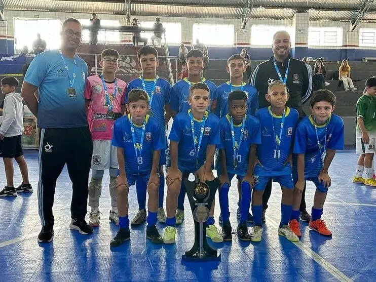 Time participou do Campeonato Paranaense de Futsal Masculino - categorias de base, na cidade de Curitiba