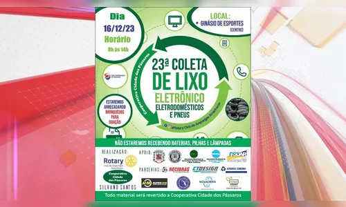 23ª Coleta de Lixo Eletrônico de Arapongas é neste sábado (16)