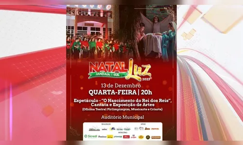 Jandaia do Sul anuncia programação do 'Natal Luz 2023'