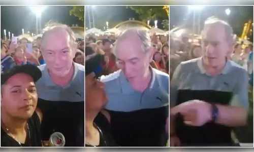 Em cheio! Ciro Gomes dá tapa em homem após ser chamado de bandido