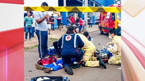 A ocorrência aconteceu no início da tarde desta quarta-feira (6)