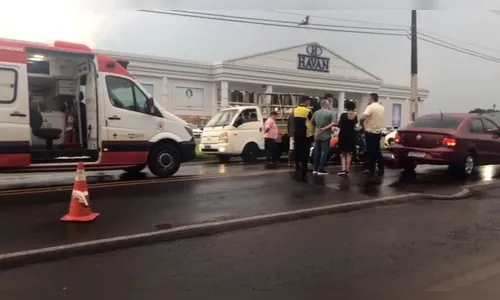 Ciclista fica inconsciente após ser atropelado na BR-369 em Arapongas