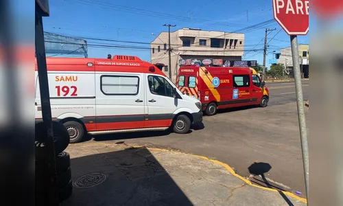 Motociclista de 27 anos é levado à UPA após acidente na 'Minas Gerais'
