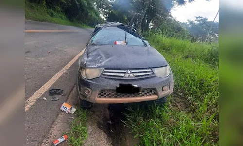 Homem morre em capotamento na madrugada em Cândido de Abreu