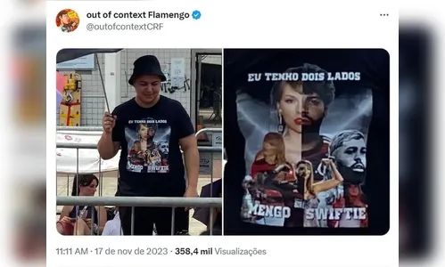 Gabiswift: Fã une amor por Gabigol e Taylor Swift no mesmo lugar