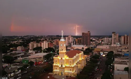 Apucarana já soma mais de 24 mil raios em 2023, aponta Inpe