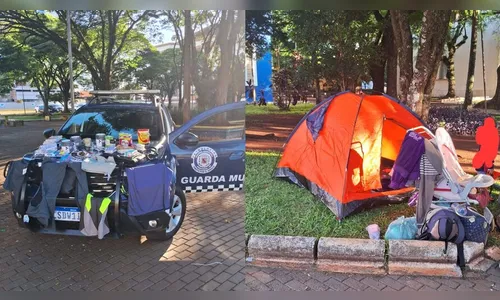 Casal com 2 filhos é preso suspeito de furtos no comércio de Arapongas