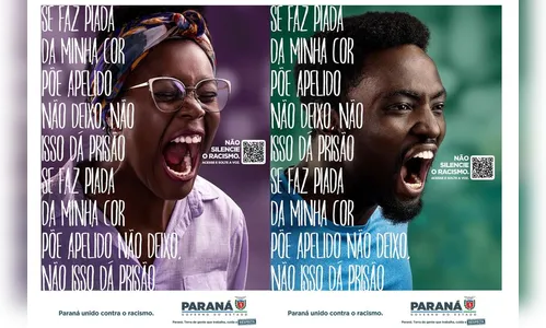 Governo do Paraná lança campanha para incetivar denúncias de racismo