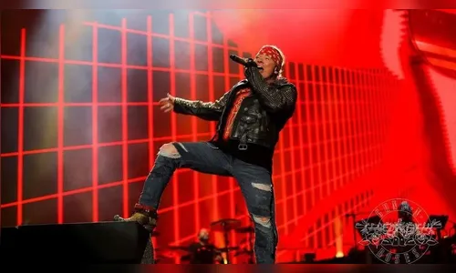 Axl Rose, vocalista do grupo Guns N’ Roses