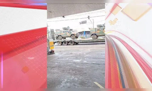 Comboio de blindados do Exército inicia viagem para Roraima; veja