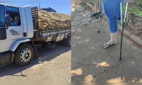 Caminhoneiro sem uma perna é pego pela PRF: “Não conseguia dar ré”