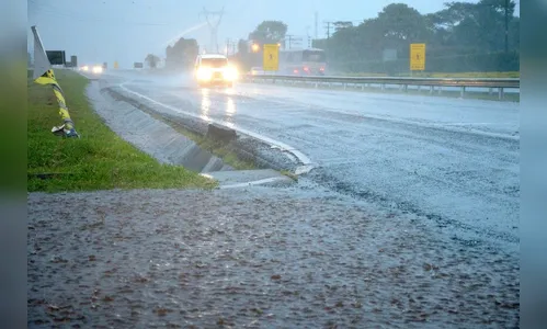 Inmet emite alerta de temporais para todo o Paraná