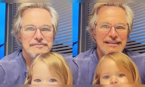 Filha de Edson Celulari dá show de fofura com o pai: 