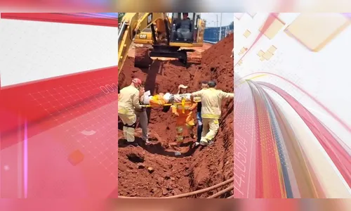 Trabalhadores ficam soterrados após acidente em obra de Arapongas