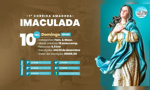 Paróquia de Borrazópolis promove prova pedestre em dezembro