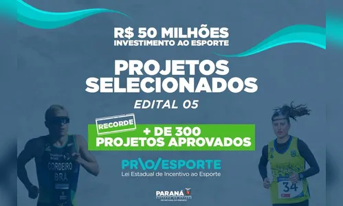 Mais de 300 projetos são selecionados para receber recursos do estado