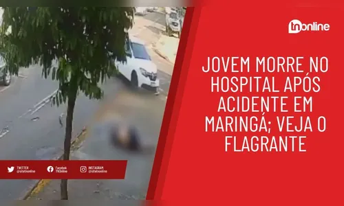 Jovem morre no hospital após acidente em Maringá