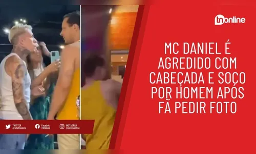 MC Daniel é agredido com cabeçada e soco por homem após fã pedir foto