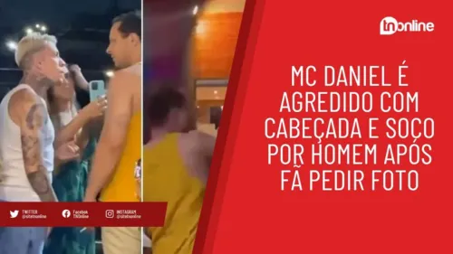 MC Daniel é agredido com cabeçada e soco por homem após fã pedir foto