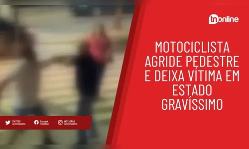 Motociclista agride pedestre com golpes de capacete; vítima morre