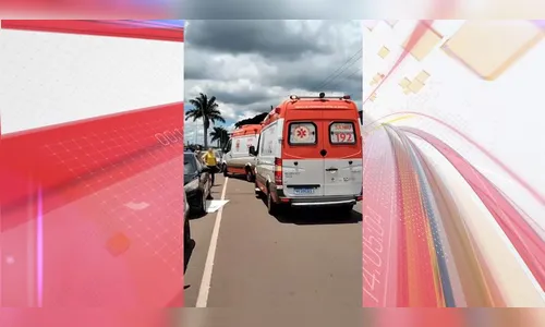 Colisão entre bicicleta e moto deixa duas feridas em Arapongas