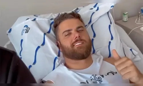 Zé Neto aparece pela 1ª vez após acidente: 