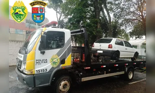 VW Gol furtado em Apucarana é recuperado pela PM; veja detalhes