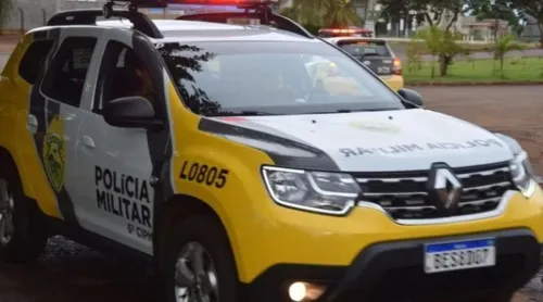 O caso foi no inicio da noite na Rua Juarez Cleve