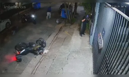 PM de folga atira em adolescente que tentava roubar moto; vídeo