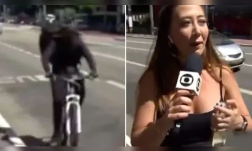 Repórter do 'Encontro' sofre tentativa de assalto ao vivo; veja vídeo