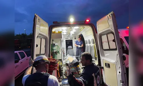 Homem fica gravemente ferido após ser atropelado por trem