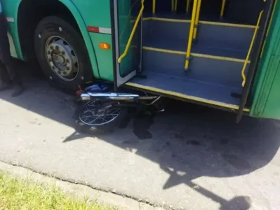 O motociclista não sofreu ferimentos graves