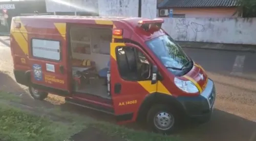 Ocorrência inusitada foi registrada em Cascavel; homem estava bêbado e foi orientado.