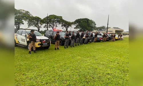 Com apoio da Choque de Londrina, 10º BPM lança operação em Apucarana