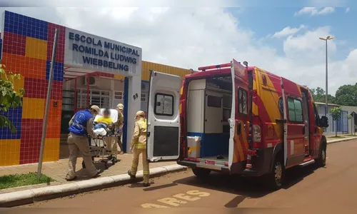 Criança com lápis cravado no pé é socorrida pelos bombeiros